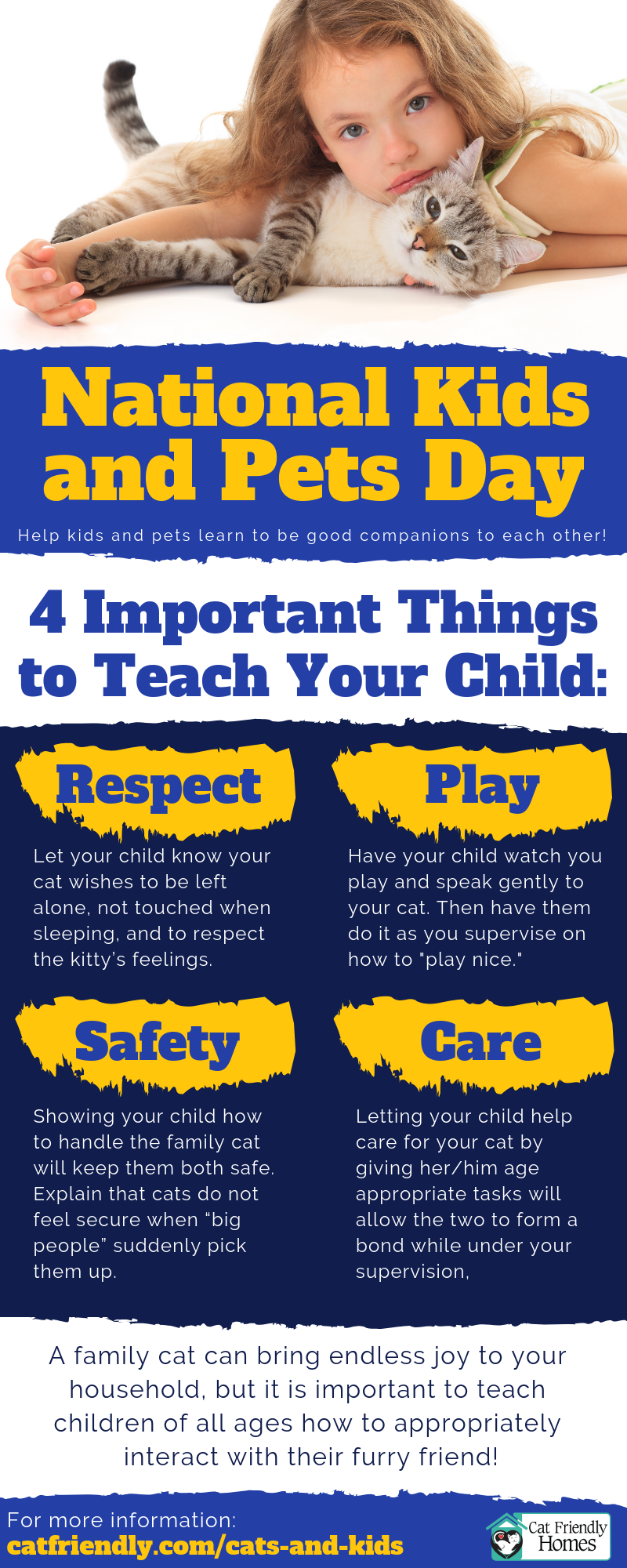 National Kids and Pets Day Graphic