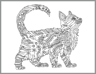 Advanced coloring page